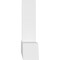 Ekena Millwork Portland Architectural Grade PVC Gable Bracket, 96"W x 24"H x 6"D x 6"F, 6/12 Pitch GBP096X24X0606POR00 - alternate 4